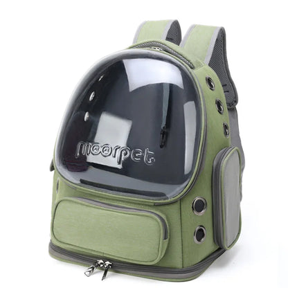 rucksack vs backpack - Pet Supplies - Transparent Folding Pet Carrier Backpack