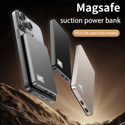 Magnetic wireless charger power bank