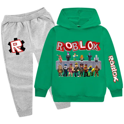 Roblox cartoon print hoody