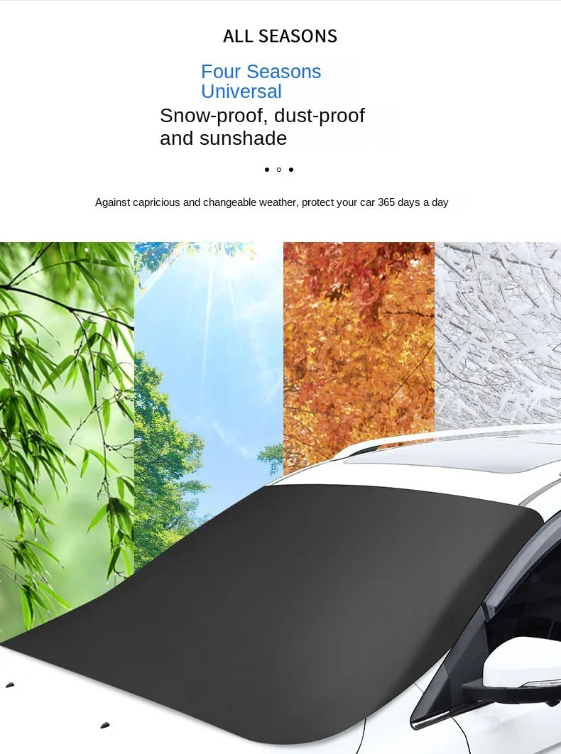 anti freeze car snow cover - Automotive - Car Covers - Accessories - Magnetic Car Snow Shield - Sun Protection Cover