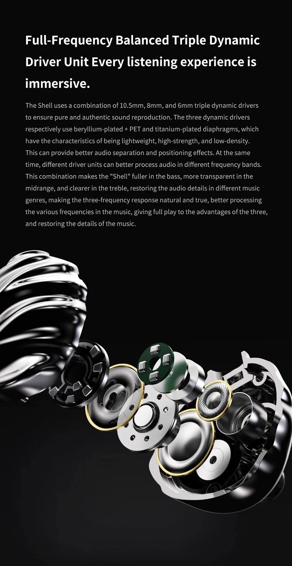 hi-res audio wired earbuds - Headphones - Earphones - Wired In-Ear Earbuds