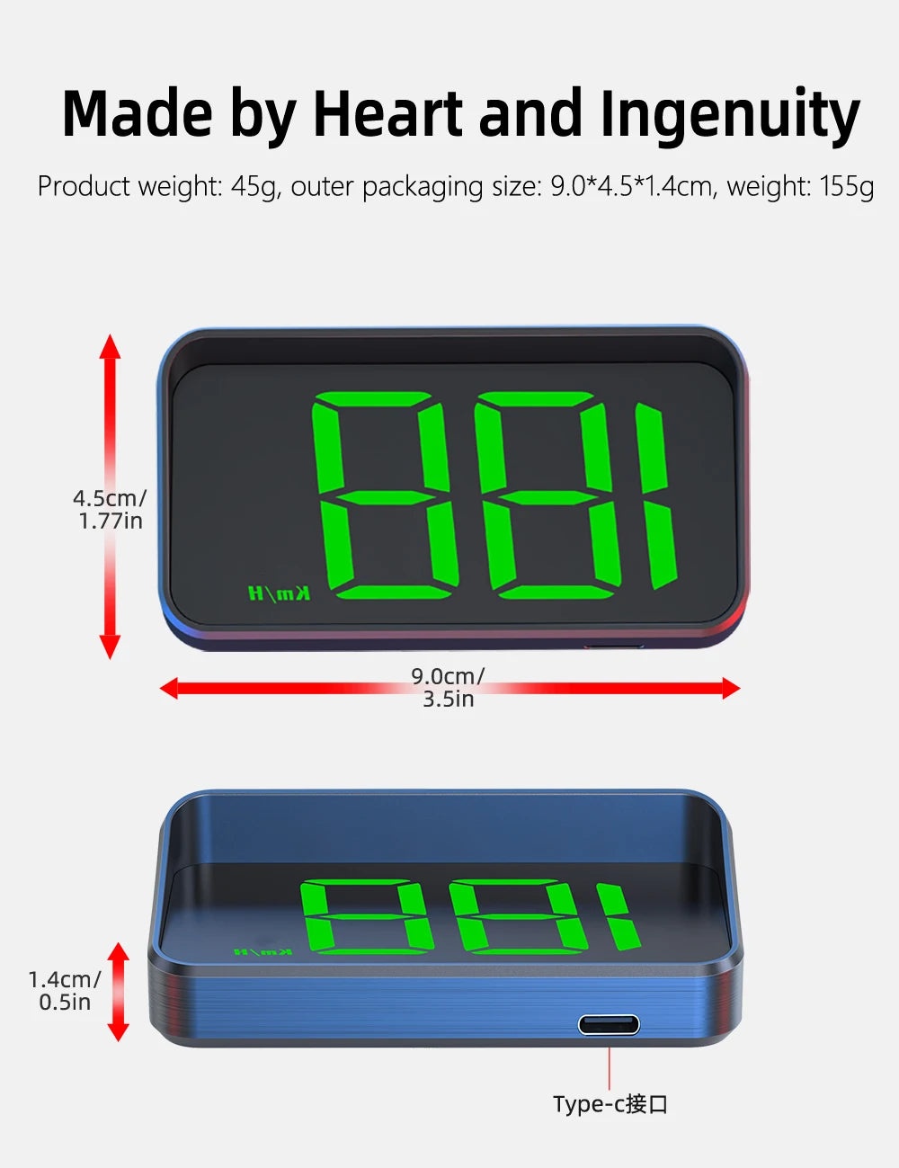 Hud speed alarm display