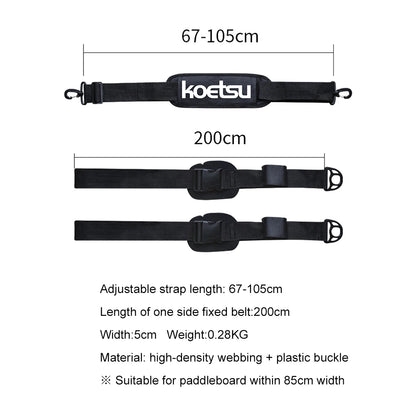 sup shoulder strap - Sports - Outdoors - Water Sports - Surfing - Paddleboarding Accessories - Adjustable Surfboard-Paddleboard Carrying Strap