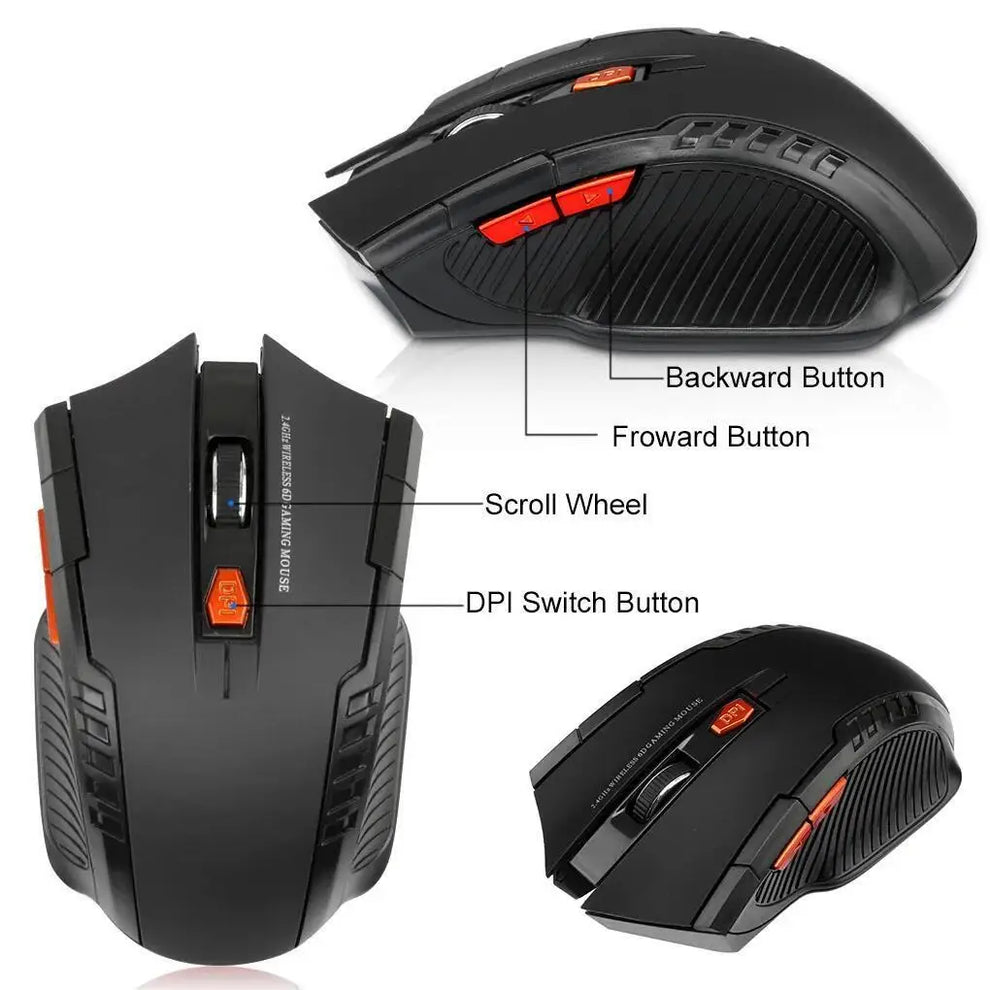 best wireless gaming mouse - Computer Accessories - 2-4G Wireless Gaming Mouse