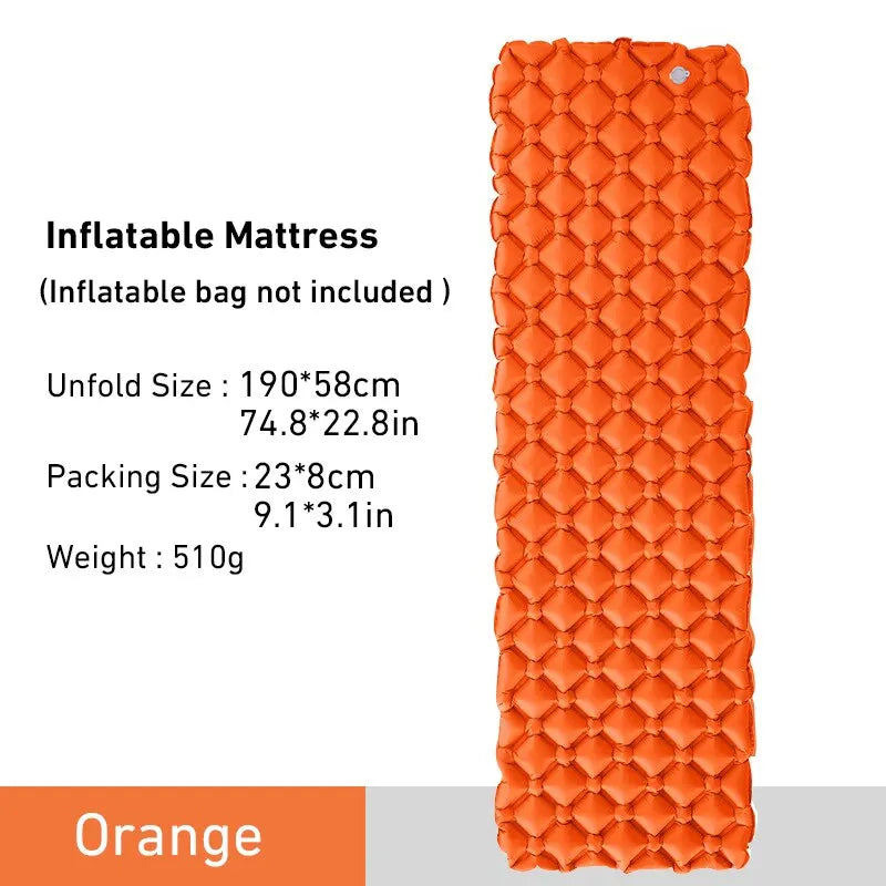 Durable outdoor sleeping pad for travel
