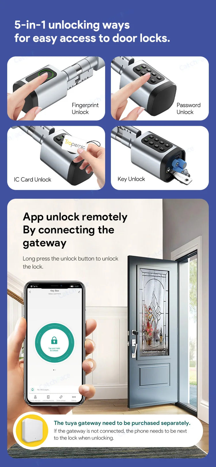 Smart door lock hacking