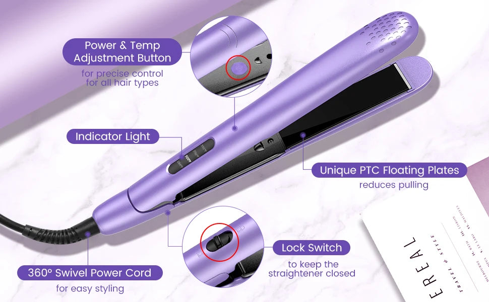 haircut near me - Hair Styling Tools - Electric Hair Curling Iron and Straightener