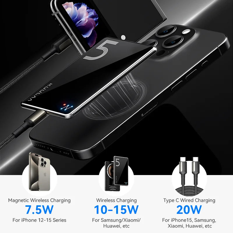 iphone power bank - Power Bank - MagSafe Wireless Power Bank 5000mAh