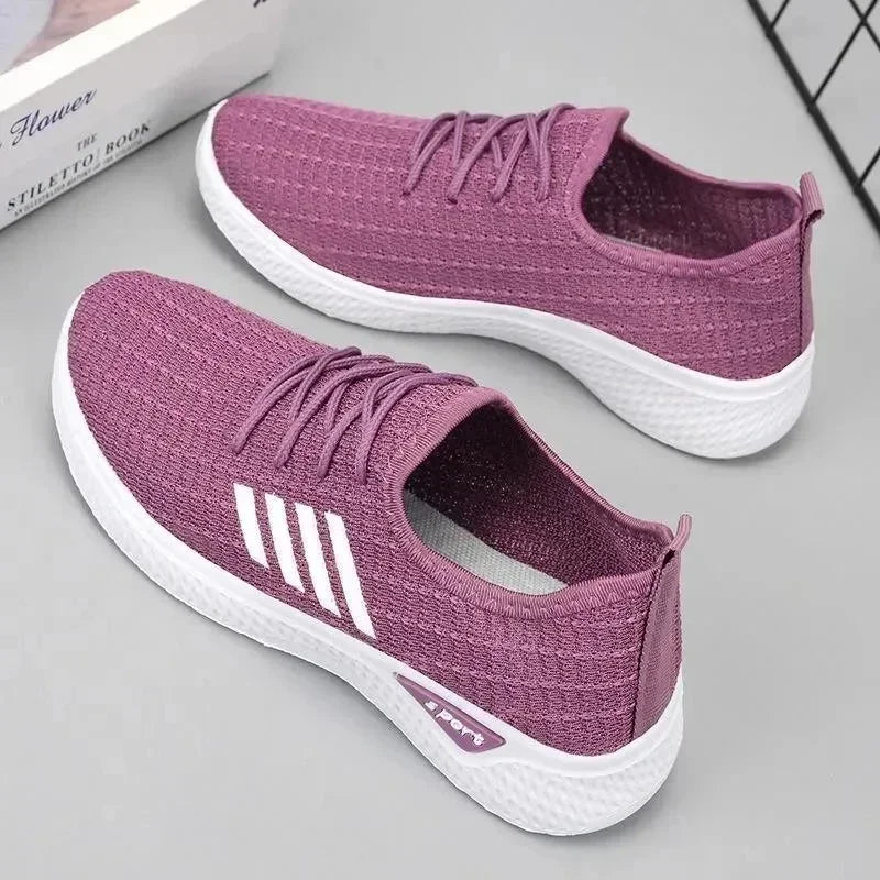 Trendy air mesh women's sneakers