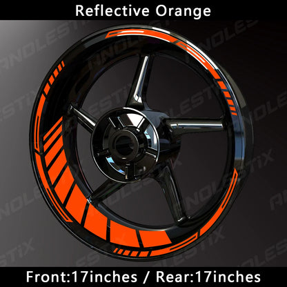 reflective motorcycle wheel decals - Motorcycle Accessories - Reflective Wheel Hub Decal