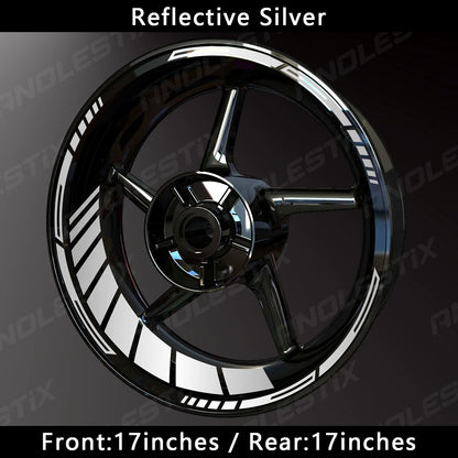 motorcycle wheel rim stickers - Motorcycle Accessories - Reflective Wheel Hub Decal