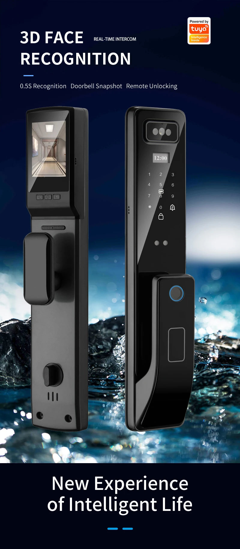 bank level encryption smart lock - Smart Home Security - Smart Door Lock