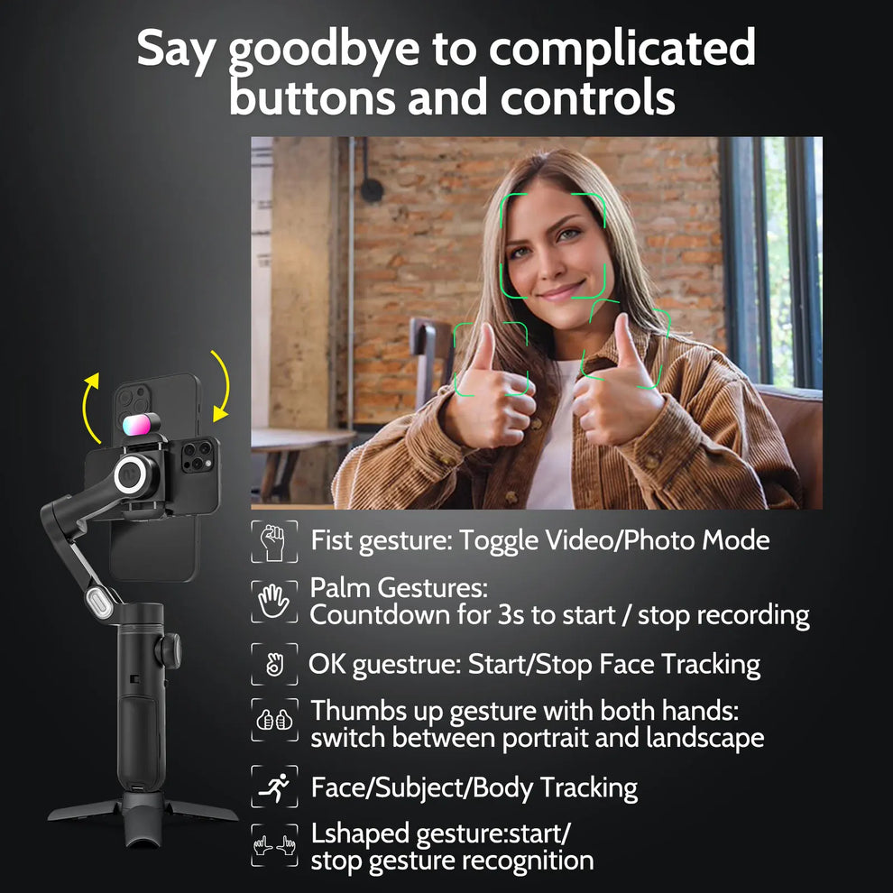 phone gimbal - Handheld Gimbal - Smartphone Gimbal Stabilizer