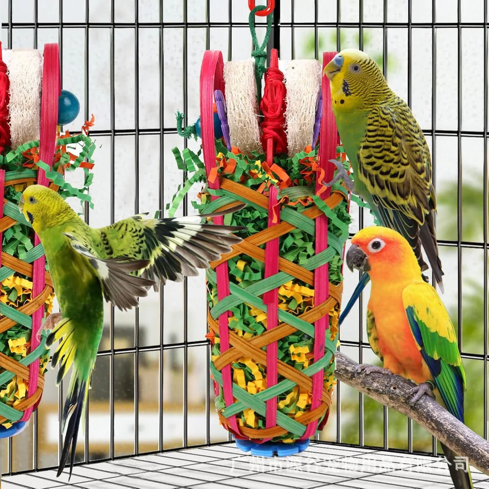 cockatiel toys - Pet Supplies - Parrot Hanging Chewable Toy
