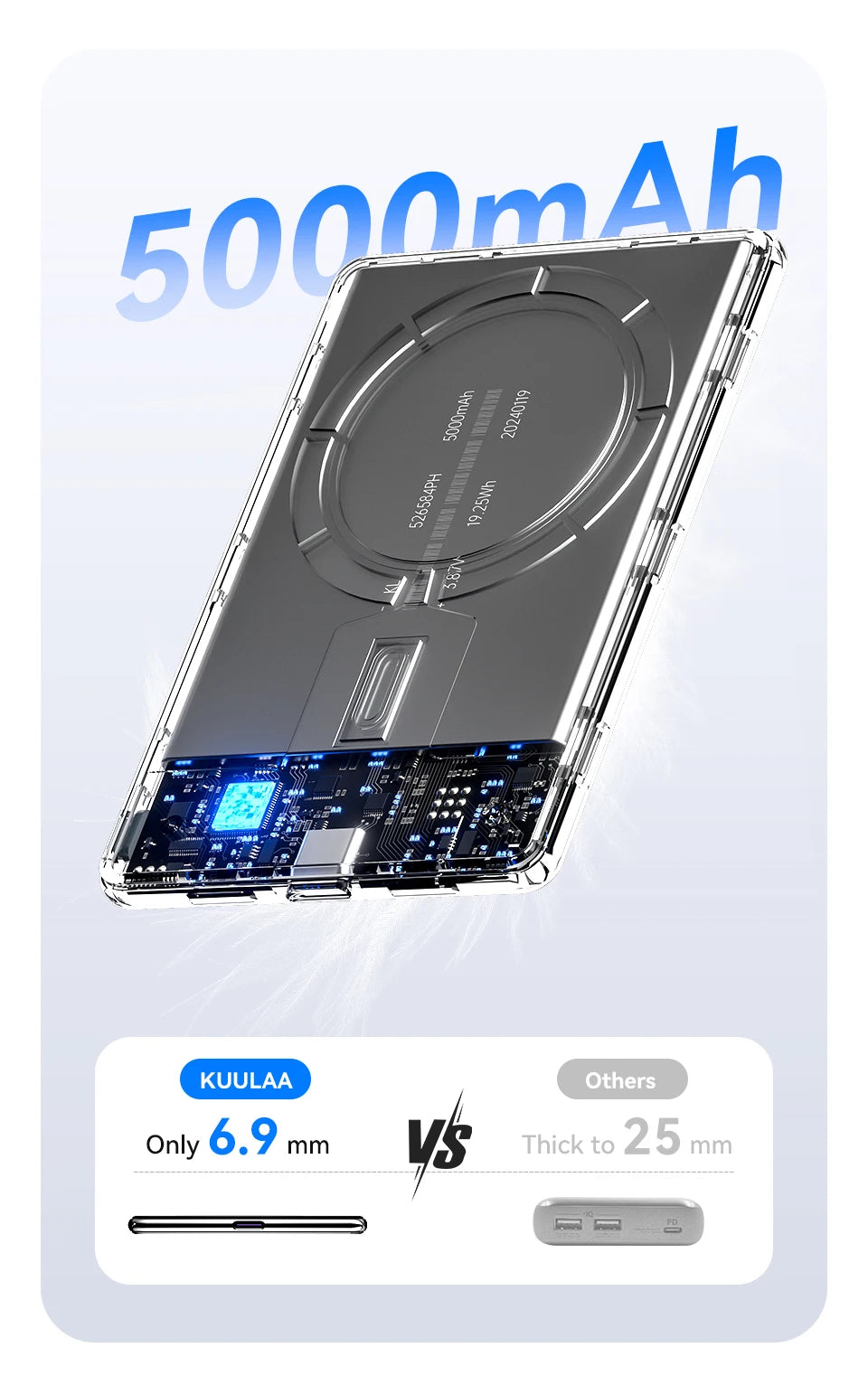 anker usb-c magsafe powerbank - Power Bank - MagSafe Wireless Power Bank 5000mAh