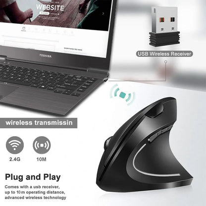 Supmango wireless ergonomic mouse