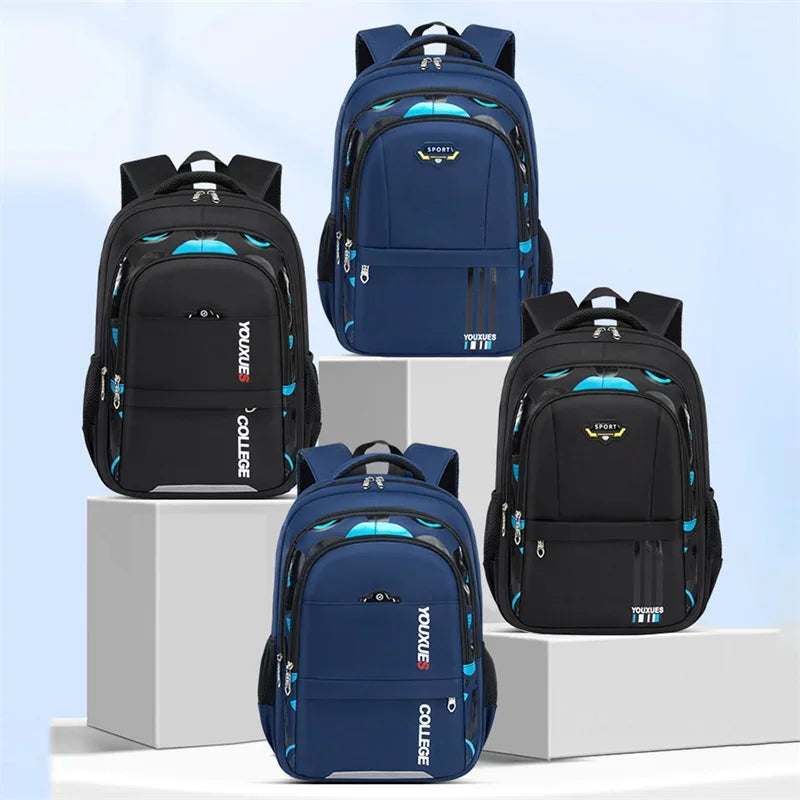 Waterproof and adjustable school backpack