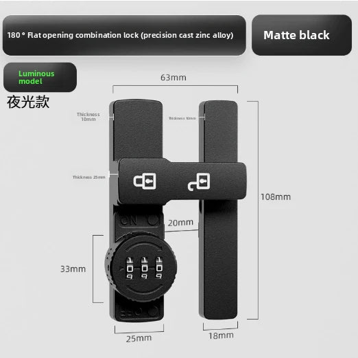 smart locks for sliding doors - Smart Home Security - Sliding Door Smart Lock with Password Function