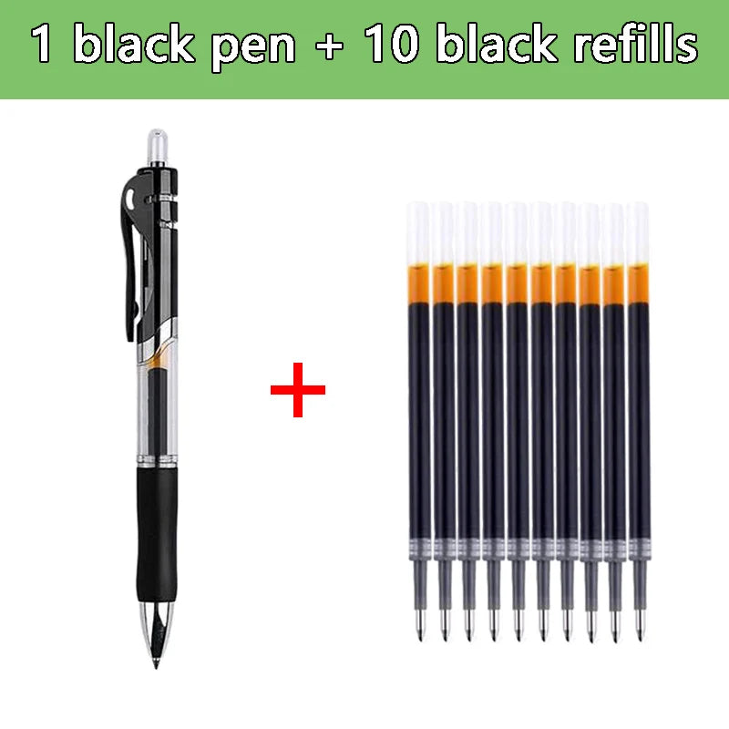 Gel pen set for students and professionals