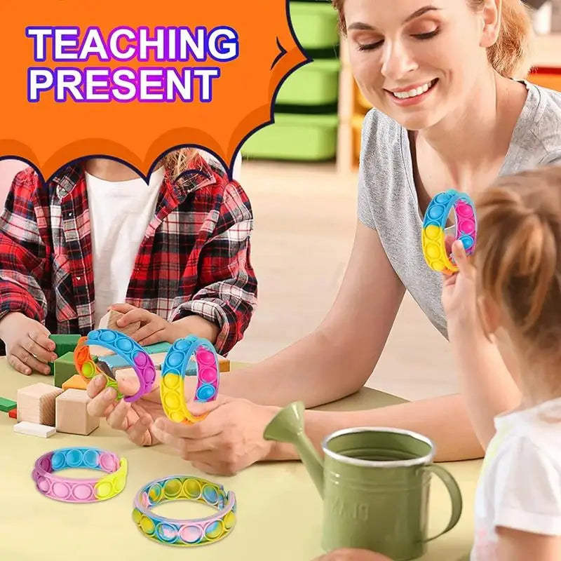 kids fidget bracelet - Toys - Games - Pop Bracelet Fidget Toy
