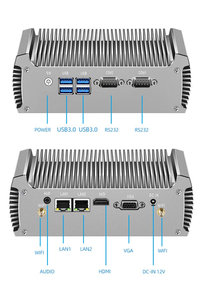wide temp fanless pc - Industrial Mini PC - Mini PC