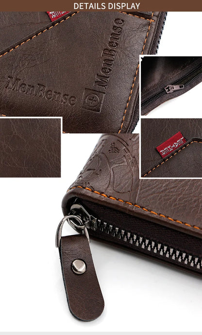 Compact wallet with multiple card slots for men