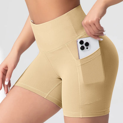 high waist yoga shorts - Women Sportswear - Yoga Shorts