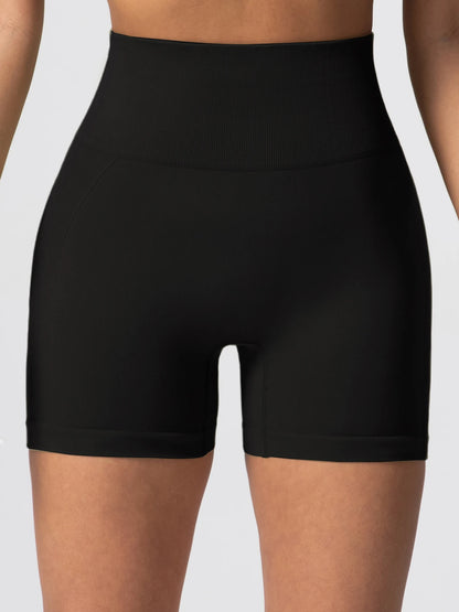 high waisted workout shorts - Women-s Activewear Shorts - Yoga Shorts