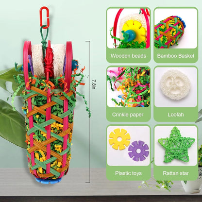 conure toys - Pet Supplies - Parrot Hanging Chewable Toy