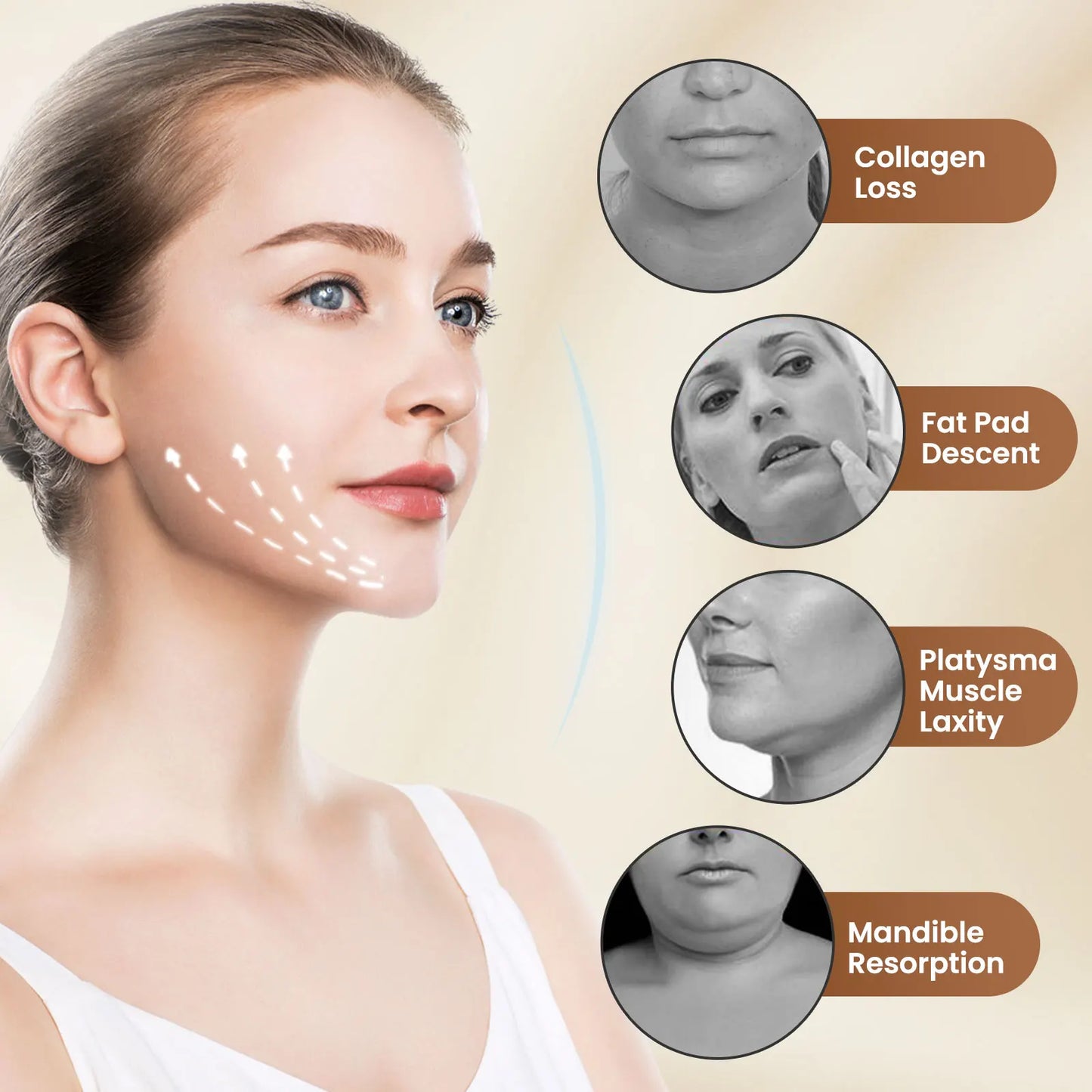 Rechargeable face massager