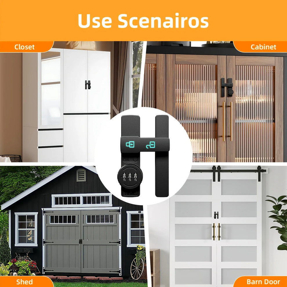 remote access sliding door - Smart Home Security - Sliding Door Smart Lock with Password Function