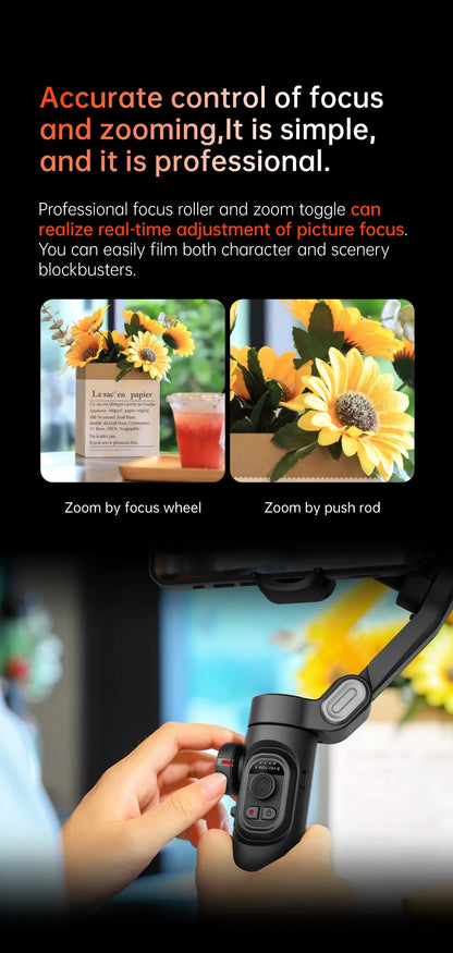 flow 2 pro - Handheld Gimbals - 3-Axis Handheld Gimbal Stabilizer