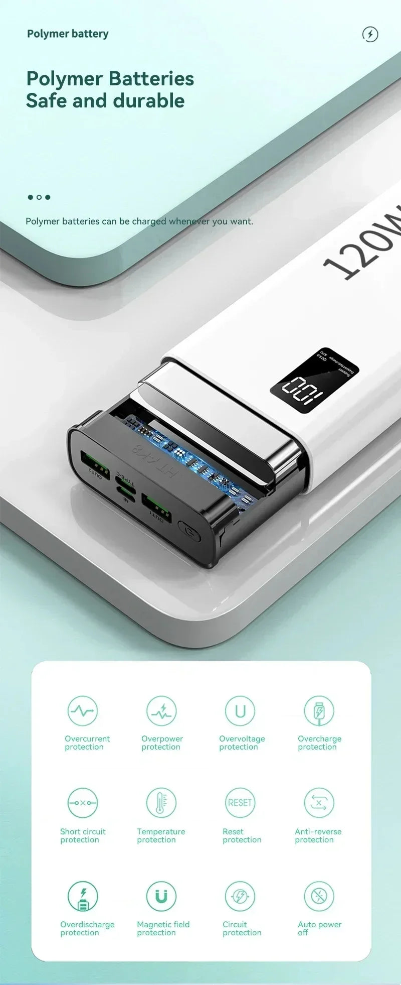 buy vivo 50000mah power bank - Power Banks - VIVO 120W Power Bank 50000mAh