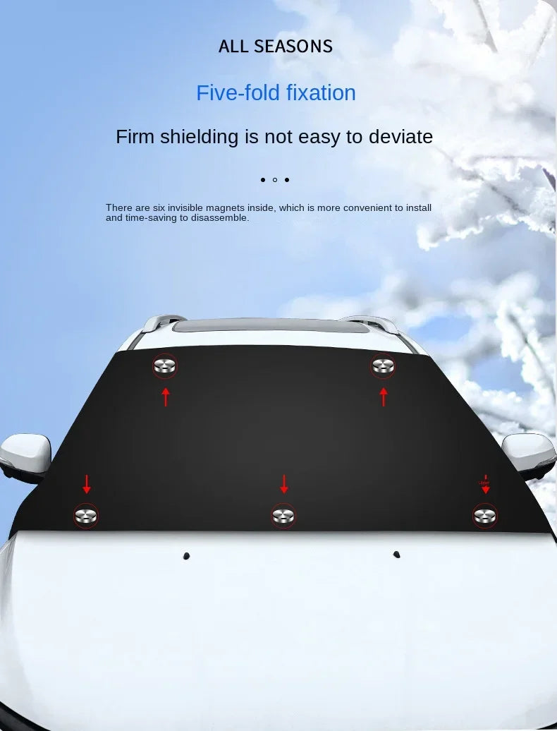 magnets windshield cover - Automotive - Car Covers - Accessories - Magnetic Car Snow Shield - Sun Protection Cover