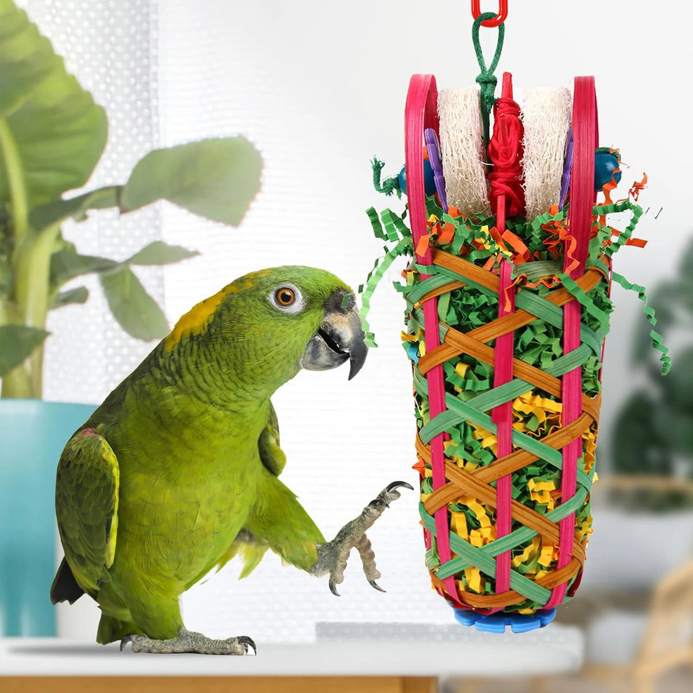 bird cage toys - Pet Supplies - Parrot Hanging Chewable Toy