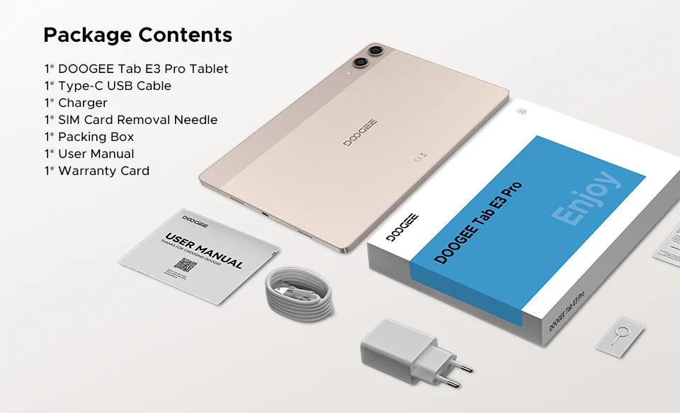 Doogee tab e3 pro 2-in-1 features