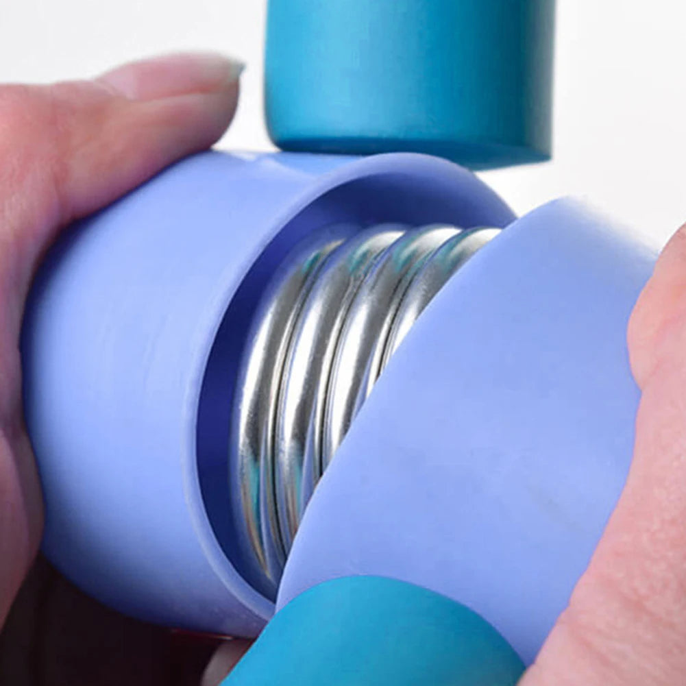 Leg trainer with sturdy spring