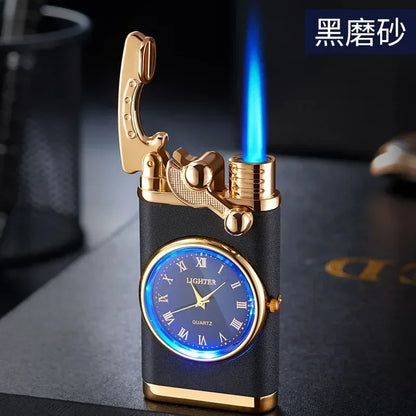 Smoking Accessories - Windproof Torch Lighter - mini torch lighter timepiece