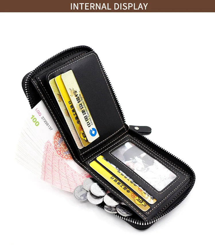 handmade etsy zippered wallets men - Wallets - Card Holders - Men-s Zipper Wallet