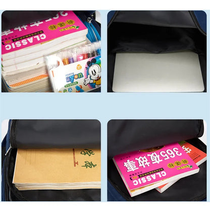 Boys school backpack with padded straps