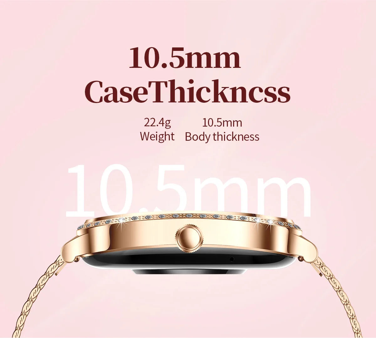 Lige luxury smartwatch for women