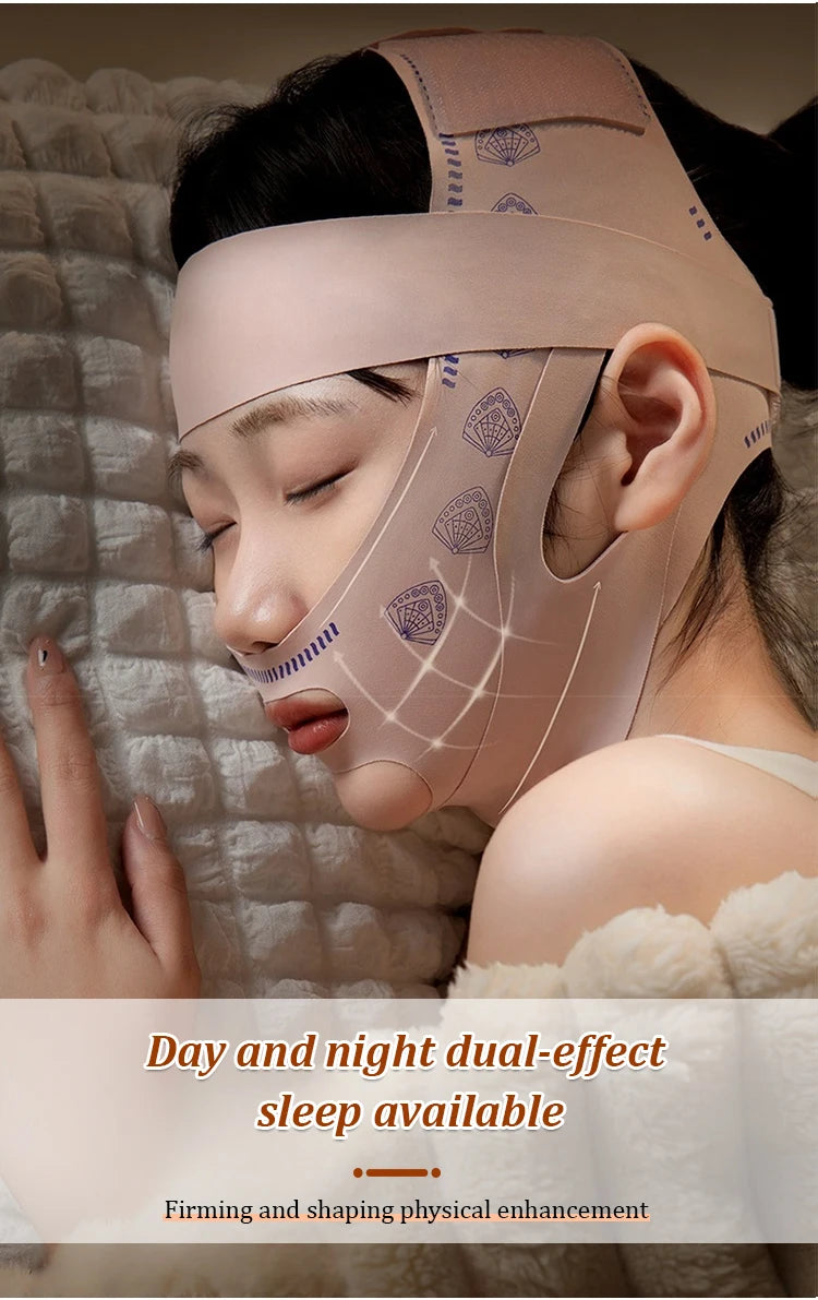 trending data or commercial - Beauty - Personal Care - Elastic V-Shaped Face Sculpting Mask Strap