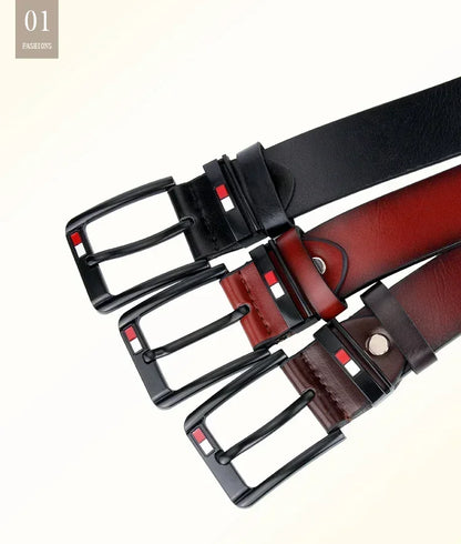 Luxury men's leisure belts