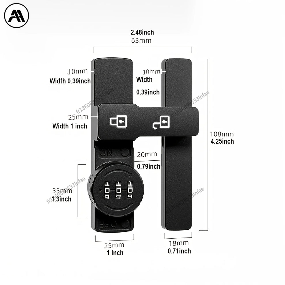 sliding door smart lock - Smart Home Security - Sliding Door Smart Lock with Password Function
