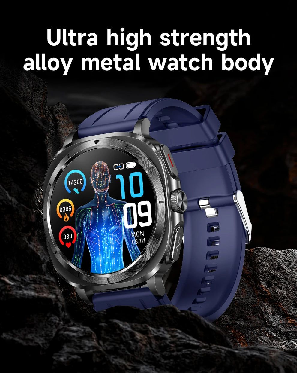 Smartwatch - Health Monitoring Smartwatch - smartwatch with blood pressure timepiece