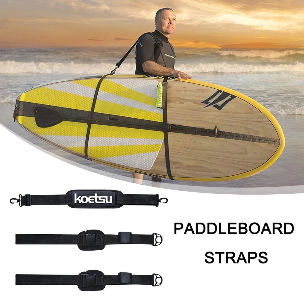 sup shoulder strap - Sports - Outdoors - Water Sports - Surfing - Paddleboarding Accessories - Adjustable Surfboard-Paddleboard Carrying Strap