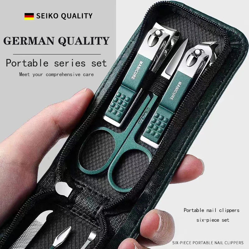 Stainless steel nail clippers set