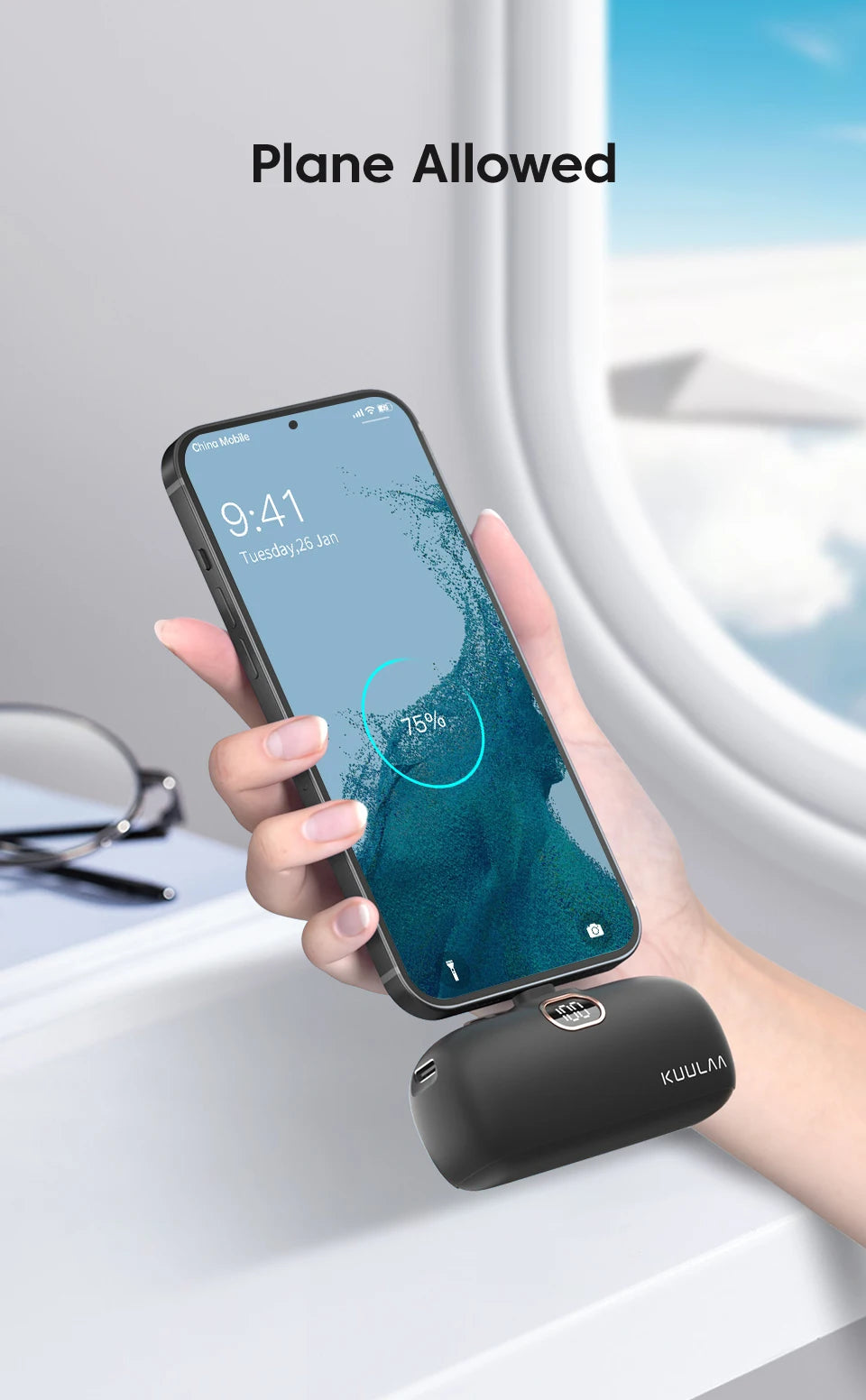 Power bank with wireless charging