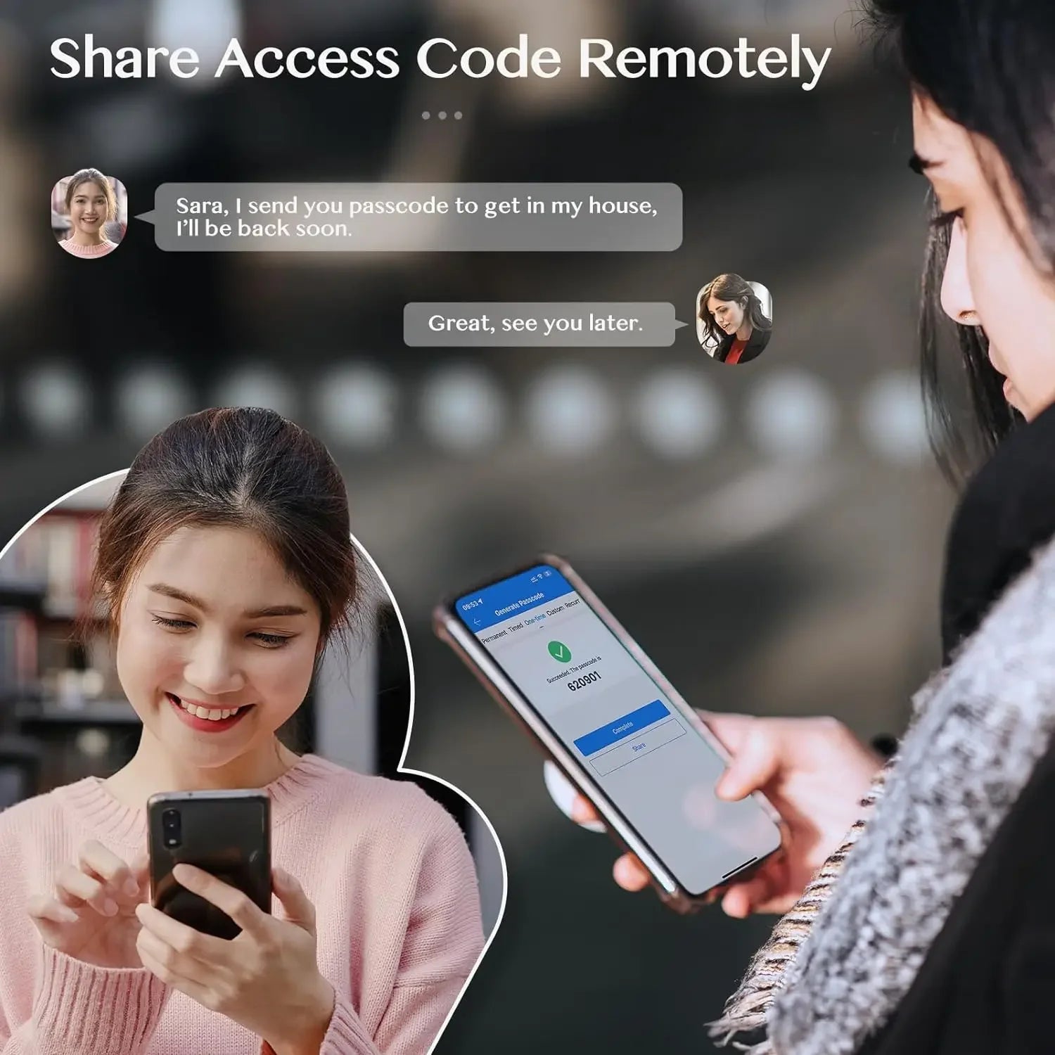 Smart lock with fingerprint