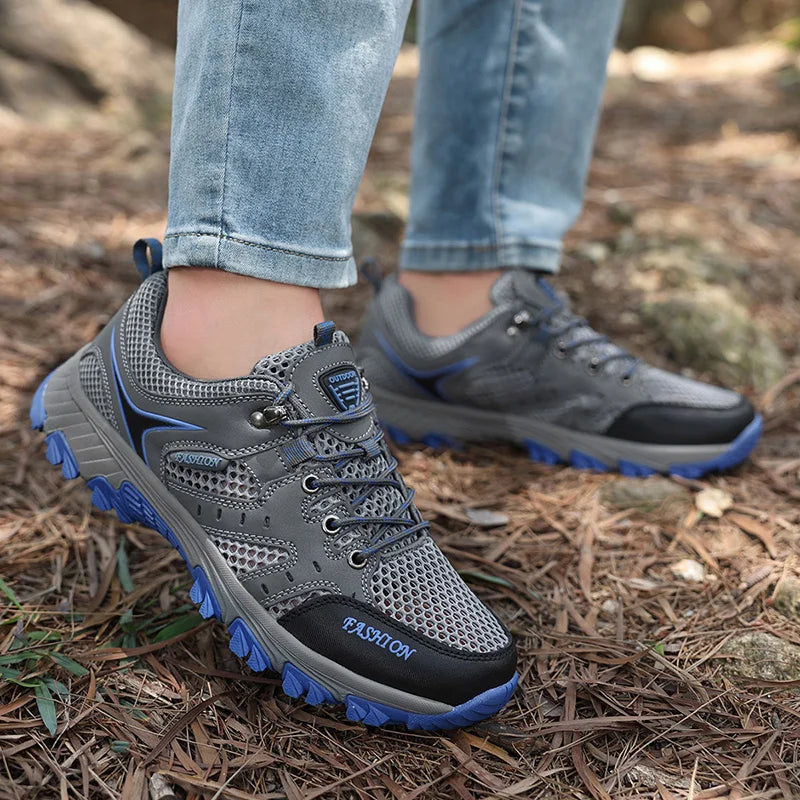 Mesh hiking shoes